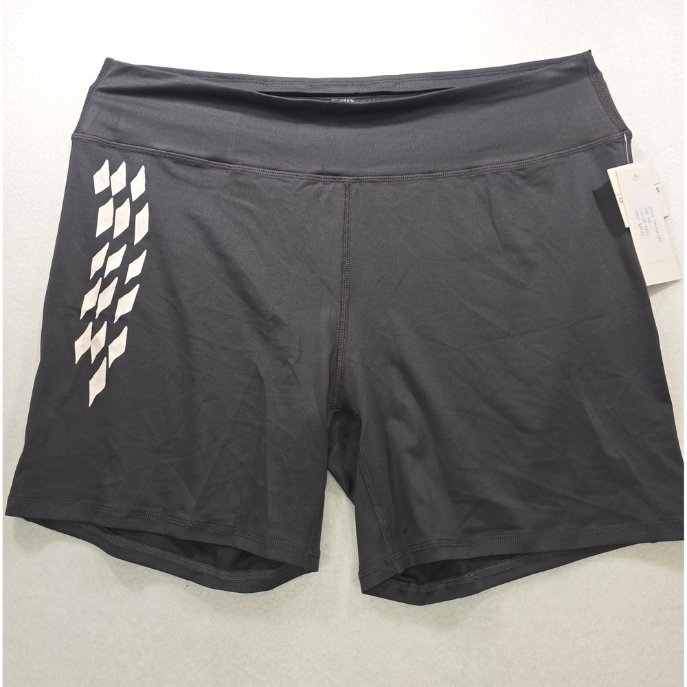 PSK Collective Womens Grey Compression Athletic Shorts XXL PK-P16-F20 NWT